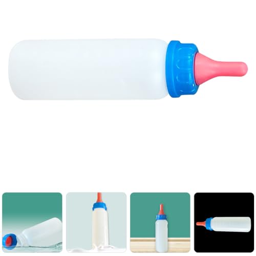 HANABASS Piglet Feeding Bottle Set 4 Pack Animal Bottle Feeder for Lambs Calves Goats Sheep Newborn Livestock Artificial Nursing Kit for Feeding