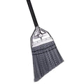 Fuller Brush Angle Broom – Heavy Duty Broom with Split End Bristles, Steel Handle, Indoor/Outdoor Floor Sweeper for Home, Garage, Patio