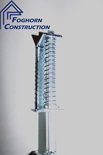 220 lb Heavy Duty Gate or Door Caster - Spring Loaded - 4 Inch Fixed Wheel - Square Shaft Non-Swivel - Foghorn Construction