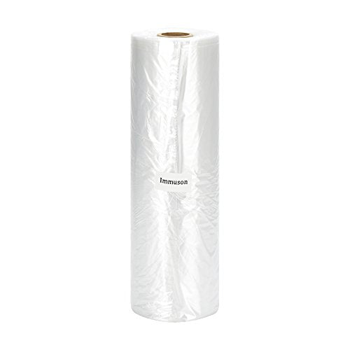 Immuson 12" x 20" Plastic Produce Bag on a Roll Food Storage Bags Clear Plastic Produce Bag for Fruits, Vegetable,Bread, Kitchen Bags (350 Bags-1 Roll) - size: 1 Roll-350 Bags