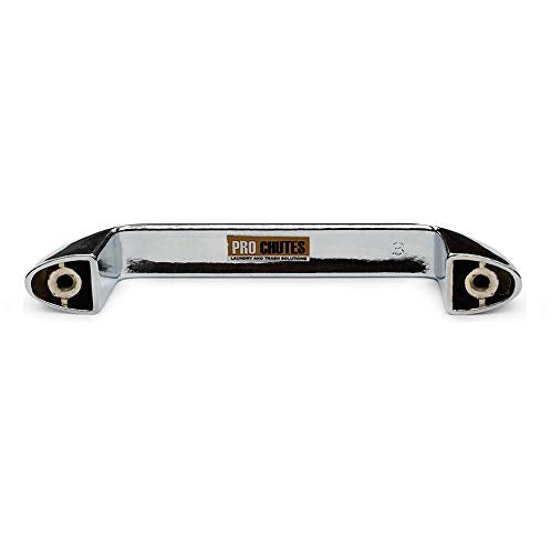 4 Inch Universal Pull Handle. Fits Trash & Laundry Chute Bottom & Side Hinged Doors. Hardware Parts