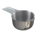 Color Up ¾ Cup Measuring Cup (180 ml) – Premium Chrome Stainless Steel, Accurate for Wet & Dry Ingredients, Embossed Markings, Easy-Pour Spouts, Dishwasher-Safe, Kitchen Essential - size: 3/4 Cup (180 ml) Chrome