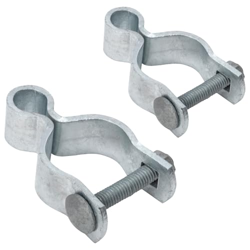 VIVIDA 1-5/8" Chain Link Fence Female Gate Hinge, Pipe Gate Hinge, 2 PCS | Galvanized Steel, For 1-5/8" OD Post, Chain Link Fence Hardware - size: 1-5/8" (2 PCS)