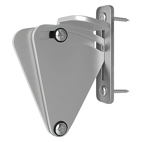 WINSOON Barn Door Lock Hardware Stainless Steel, Sliver | Sliding Privacy Latch for Barn door Closet Shed Pocket Doors Wood Gates