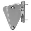 WINSOON Barn Door Lock Hardware Stainless Steel, Sliver | Sliding Privacy Latch for Barn door Closet Shed Pocket Doors Wood Gates