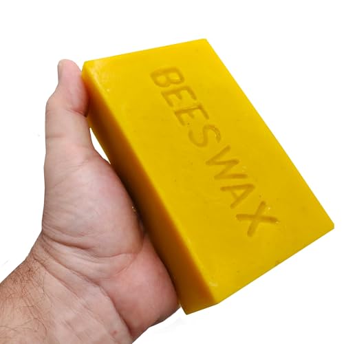 All Natural Food Grade Beeswax is Excellent for Polishing, Sealing, Cleaning Wood, Leather and Other Surfaces; 100% American Sourced; Made in USA (1 lb) - size: 16 Ounce (Pack of 1)