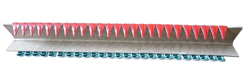 Jiffy Wing Bands Numbered - NOT Stamped Aluminum Chicken Pheasant Poultry Duck Wing Identification Tags (100, Red) - color: Red