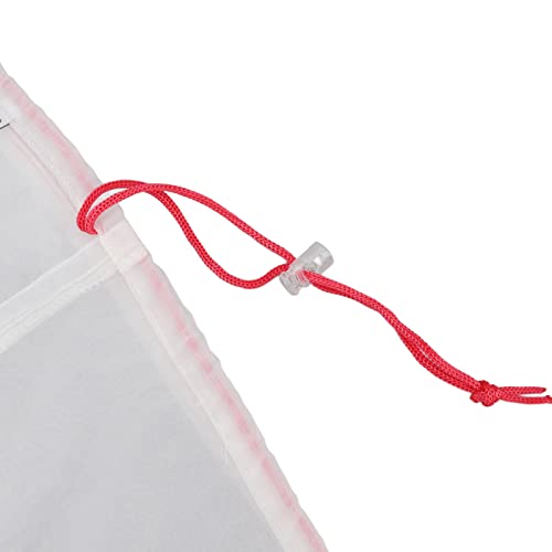 5 Gallons Brew Bag,160 Micro Reusable Straining Bag,Fine Mesh Bag Strainer Bag Wine Making Supplies,Multi Purpose Food Grade Filter Bag for Fruit Cider,Nut Milk,Cold Brew, Home Brewing