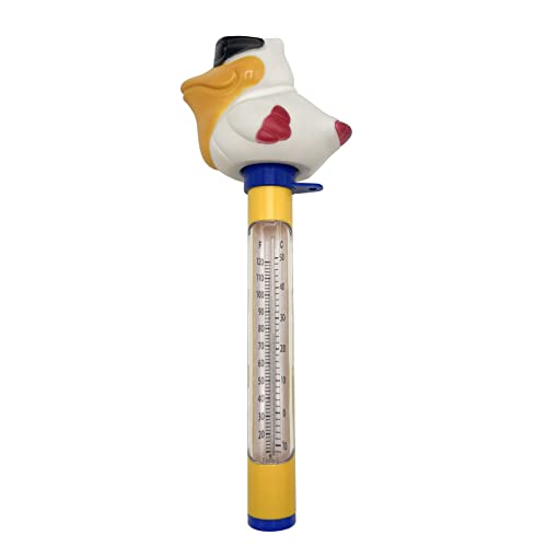 Floating Pelican Thermometer - Pools, Spas, Hottubs, & Aquariums | Floating Pelican Thermometer for Pools, Spas, Hottubs, & Aquariums - Shatter Resistant - color: Pelican