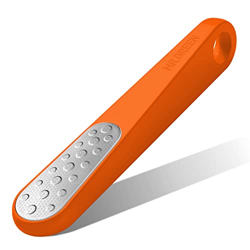 MR.GREEN Foot File Double Sided Callus Remover for Dead Skin Professional Pedicure Tools Callous Scraper Foot Sander Heel Filer (Orange) - color: Orange