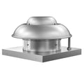 Roof Mounted Exhaust Fan Direct Drive Axial Downblast Exhaust Fan -19" Fan Base, 1/10 HP 830 CFM 115 Volt Single Phase Motor - size: RMD12