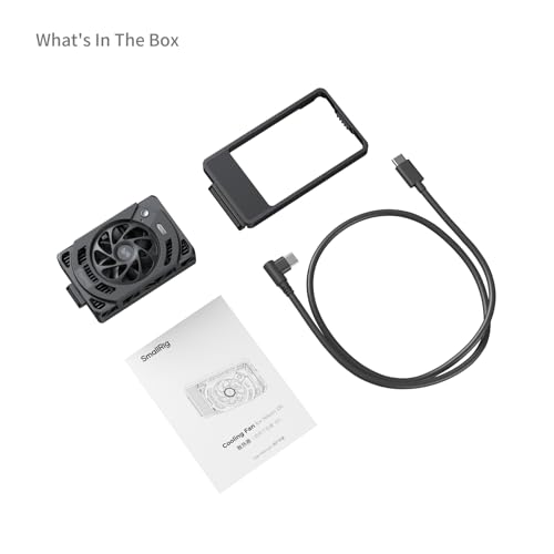 SMALLRIG Cooling Fan for Nikon ZR, Camera External Cooling System with Dual-Speed Modes, Snap-On Design, TEC Cooling Module, Compatible with SmallRig V-Mount Battery Plate - 5874 - style: for Nikon ZR