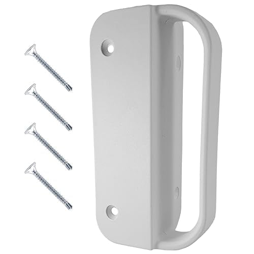 Universal Nylon GATE Handle -White: Pull Works with Wood, Metal, or Vinyl Gates. (1 Pack) - size: White Nylon Gate Handle (EACH)