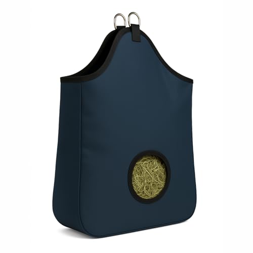 Hay Bag, 600D PVC Nylon, 2-Flake, 7 in Opening Red - color: Red