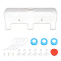 Goat Bottle Feeder 3-Nipple 3L,Leakproof Double-Layer Nipples Hanging Milk Feeder for Lambs Piglets Puppies Kittens Calves,Includes 3 Replacement Pacifiers and 4 Cable Ties,Dishwasher Safe