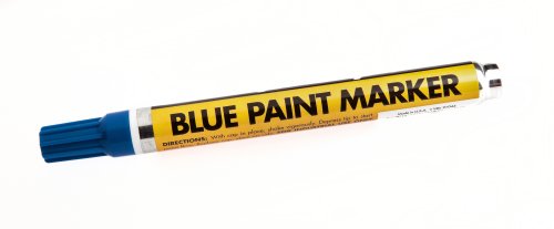 Forney 70821 Marker, Paint, Blue - color: Blue