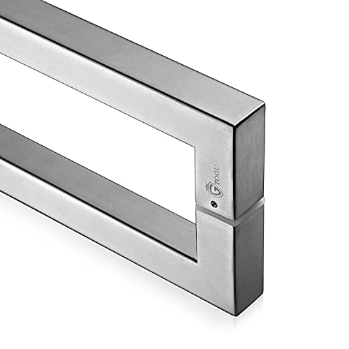 TOGU TG-R3030 1500mm / 60 inches Push-Pull Stainless-Steel Door Handle for Entrance/Entry/Shower/Glass/Shop/Store, Interior/Exterior Barn & Gates - Brushed Stainless Steel Finish