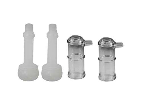 Melasty, Dwarf Goat Milker Clear Shell and Silicone Liner/Inflation. Perfect for Sheep or Dwarf Goats (Example Nigerian Dwarfs) 2 PC of Each. FITS MELASTY Milking Machines.