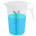 ACCUPOUR 64oz (1/2 gallon) Measuring Pitcher, Plastic, Multipurpose - Great for Oil, Chemicals, Pool and Lawn - Ounce (oz) and Milliliter (mL) Increments (2000 mL) - size: 64oz
