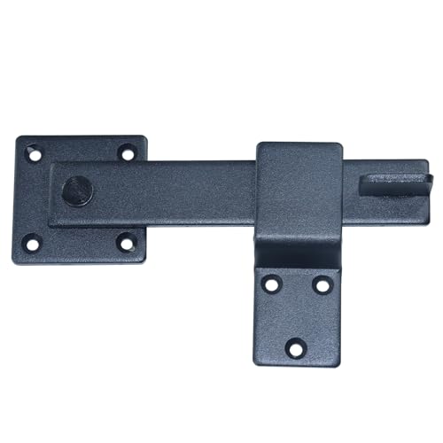 [Upgraded] 2 Pack Heavy Duty Flip Fence Gate Latch Lock Set | with Screwdriver for Wooden Fence Sliding Door Farm Garden Yard Orchard Ranch Carports Barn Door Lock - color: A08 2 Pack Heavy Duty Flip Fence Gate Latch Lock