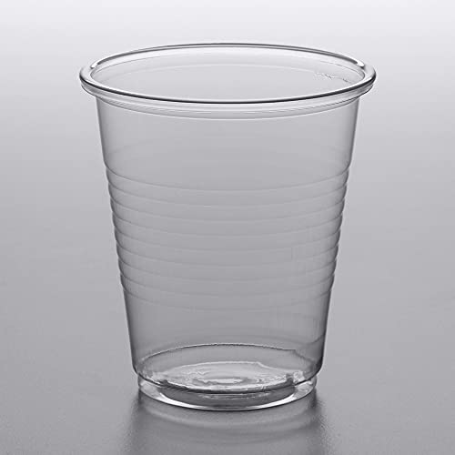 Bluetable 5 oz Cups Disposable Plastic Bulk 2400 Case – Small Medicine Cups 5 Ounce Bathroom Cups Translucent cup 5 oz. Water Dispenser Clear Drinking Cup [2400 Pack/Case] - size: 2400 Count (Pack of 1)