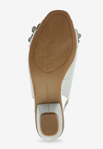 Comfortview Women's Wide Width The Rider Slingback - color: Silver, size: 7