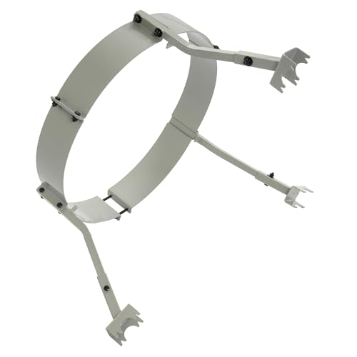 55 Gallon Livestock Feeder Tripod Barrel Band Leg Mounting Kit Drum | Deer Feeders Steel Tripod Only Band Barrel Stand System Powder Coated Gray