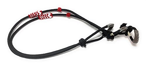 EL CHARRO Authentic Mexican Horse Reins, Riendas Charras para Caballo - color: White/Red