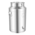 DYNAMI 20Gal 304 Stainless Steel Milk Bucket with Faucet,Thickened 304 Stainless Steel Milk Can w/Sealing Lid, Large Liquid Container Storage,for Milk,Wine, Oil Storage Transport (76L/20Gal,w/Faucet) - size: 76L/20Gal
