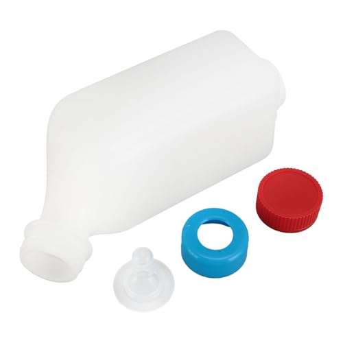 Calves Nurser Bottles Hanging Cow Lamb Milk Feeding Bottle with Caps Snap On Handles