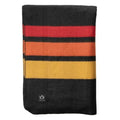 Arcturus Rainier Wool Blanket - Warm, Heavy, Washable, Bed Blanket | Great for Home & Camping (Sunset Peak, Queen) - color: Sunset Peak, size: Queen