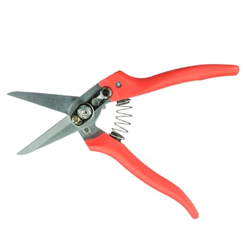 Hoof Trimming Shears, SK-5 Steel blade with Anti Fatigue Thermoplastic Rubber Handle for Hoof Care on Goats and Sheep, 32-734, Red