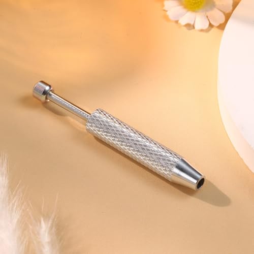 GEMQUEEN Piercing Ball Grabber Tool, 14-20G Taper for Changing Jewelry | Surgical Steel Flat Back Earrings Threader Tool Insertion Pin, Body Piercing Kit for Ear Rook Conch Nose Lip Jewelry Removal - style: Ball Grabber Tool