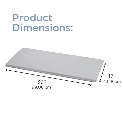 Children's Factory Vinyl Changing Pad with Waterproof Seams, 39" x 17" Pad | Wipeable Baby Changing Pad, Easy to Clean Portable Changing Pad, Changing Table Pads for Parents, Preschools and Daycares