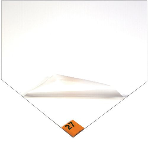 Clean Room Tacky Mats, Disposable 18" x 36" Sticky Floor Mats, Adhesive-based, Pull Dirt, Dust and Debris from Shoes for Laboratory, Hospital, Construction and More, White - 120 Total Sheets