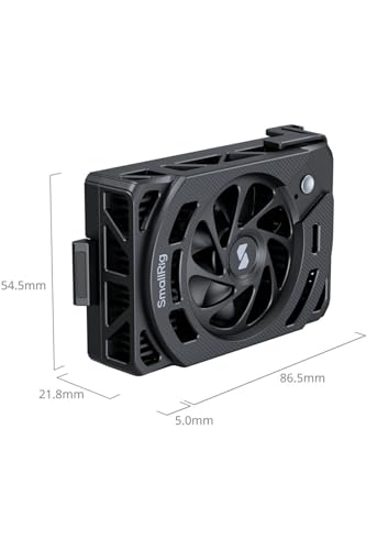 SMALLRIG R50 V / R5 II/ R5 / R50 / PowerShot V1 Camera External Cooling System with Dual-Speed Modes, Snap-On Cooling Fan with TEC Cooling Module for Sony ZV-E1/ A7 IV/ A6700/ FX3-5063 - style: for Canon