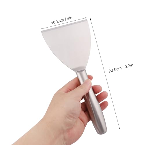 5 Pack 4 Inch Putty Knife Scraper, Putty Knife Set, Stainless Steel Putty Knife, Wallpaper Scraper Paint Scraper Tool for Spreading Drywall Spackle, Plasterboard Mud, Scraping Paint, by GENHAKON