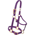 Weaver Leather Original Adjustable Nylon Horse Halter, Weanling/Pony, Purple