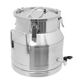 20L/5.28Gal Stainless Steel Milk Can 201 Stainless Steel Milk Jug Sealed Bucket Wine Pail Bucket Milk Can Liquid Storage Container w/Faucet & Sealed Lid for Milk Wine Water Liquid - size: 20L|w/Faucet|201