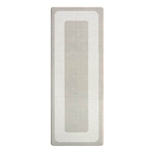 Chef Gear Hettie Anti Fatigue Cushioned Kitchen Mat 18"x48" Beige - color: Beige, size: 48"L x 18"W x 0.3"Th