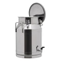 LOYALHEARTDY 30L/7.93Gal Milk Can with Faucet, Stainless Steel Milk Transport Cans Wine Pail Bucket Tote Jug Pot Oil Liquid Storage Barrel with 2 Handles Milk Container with Lid for Grain Wine Liquid - color: 30l-7.93gal With Faucet