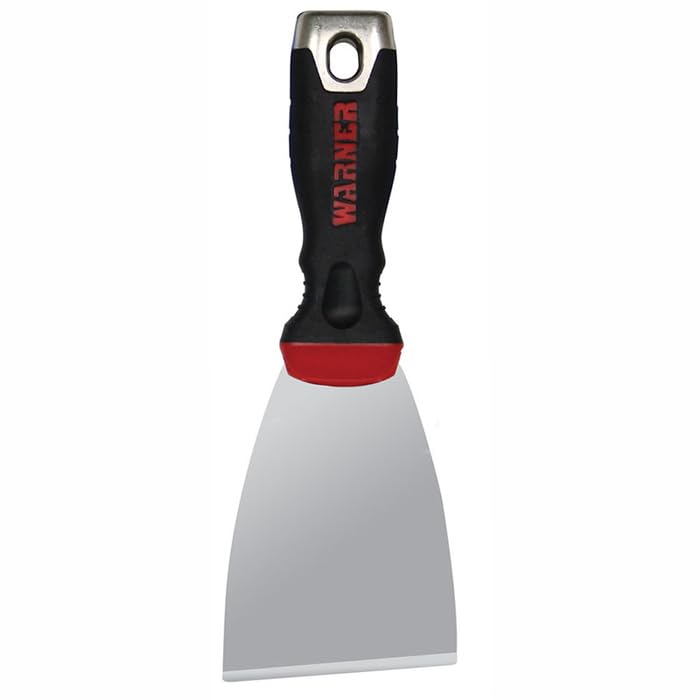 Warner PROGRIP 3 In. Stiff Scraper with Hammer Cap - 1 Each - size: 3 Inch, style: Stiff Putty Knife with Hammer Cap