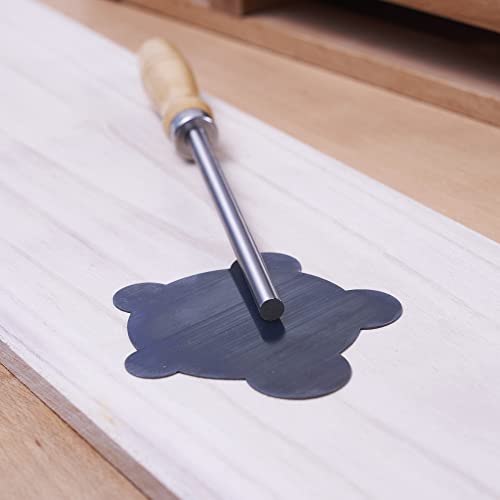 Pack of 9 Multi-Shape Cabinet Scraper for Woodworking (9, 1 Burnisher+2Rectangle+1Curved+1Gooseneck+2Concave+2Convex) - style: 1 Burnisher+2Rectangle+1Curved+1Gooseneck+2Concave+2Convex