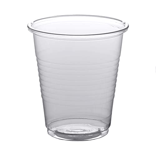 Bluetable 5 oz Cups Disposable Plastic Bulk 2400 Case – Small Medicine Cups 5 Ounce Bathroom Cups Translucent cup 5 oz. Water Dispenser Clear Drinking Cup [2400 Pack/Case] - size: 2400 Count (Pack of 1)