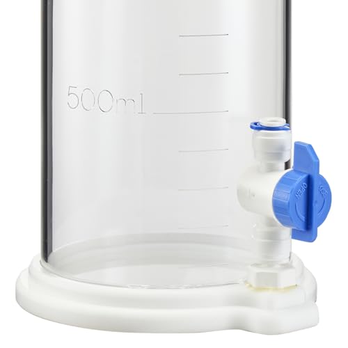 AquaReady DC-1 Acrylic Dosing Container Includes Quick Connect Fittings. Auto Top Off Reservoir, Low Profile Footprint 1.5L Capacity