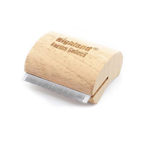 Deshedding Grooming Tool for Dogs, Cats & Horses, Ergonomic Design Wood Groom Brush, Professional Pet Groomer, Painlessly Remove for Short & Long Hair, Fur & Dirt - 2.5 Inches | Deshedding Grooming Tool for Dogs,Cats & Horses,Professional Pet Groomer,Pain