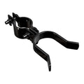 VIVIDA Chain Link Fence Gate Latch 1-3/8" x 1-5/8", Black Fork Latch, 1 PCS | Black Chain Link Fence Parts, With Padlock Hole, Bolts & Nuts Included - size: 1-3/8" x 1-5/8" (1 PCS)