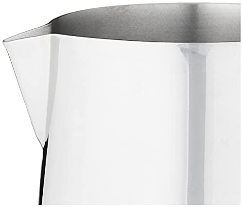 De'Longhi Milk Frothing Pitcher, Stainless Steel, 17 oz - DLSC069 (Pack of 6) - color: Stainless Steel, size: 500ml (Pack of 6)