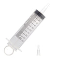 100ml Large Syringes, Individually Sterile Sealed Plastic Syringe for Liquid, Scientific Labs, Measurement, Pet Feeding ,Ink Refilling ,Oil or Glue Applicator(1 Pack) - style: 100ml