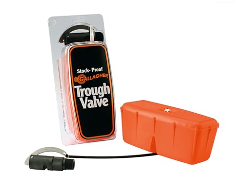 Gallagher 1" Poly Float Valve for Livestock Water Tanks | Automatic Water Level Control | Durable, Lightweight Construction | Submersible Float with Cord | Easy Install for Troughs and Stock Tanks